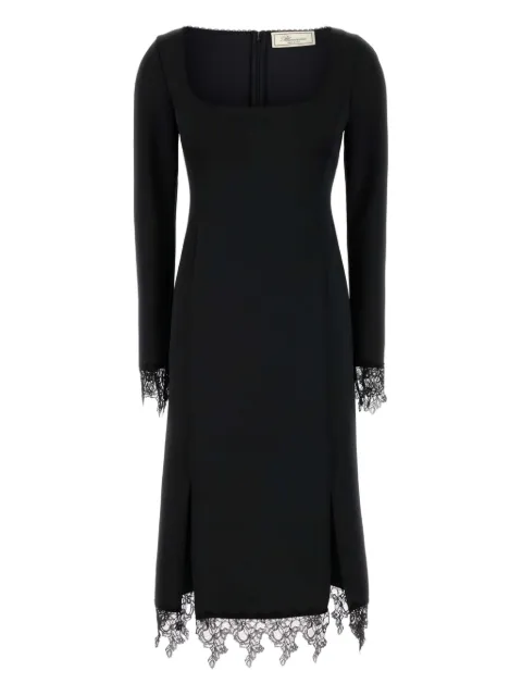 Blumarine lace-trimmed midi dress 2A704A