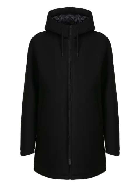 Herno hooded zip-up jacket Black PA000163U39501Z39501Z