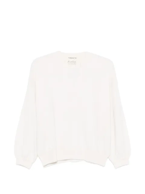 Purotatto V-neck sweater Neutrals FW220262105