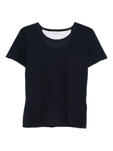 Purotatto round-neck T-shirt Blue SS25018116280BLU