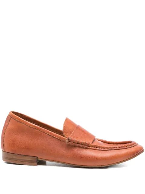 kudeta leather penny-slot loafers Brown 513400