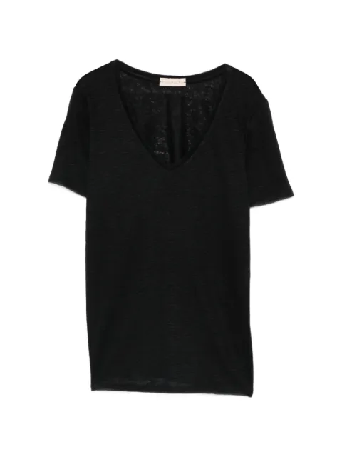 Purotatto V-neck T-shirt Black SS230191302