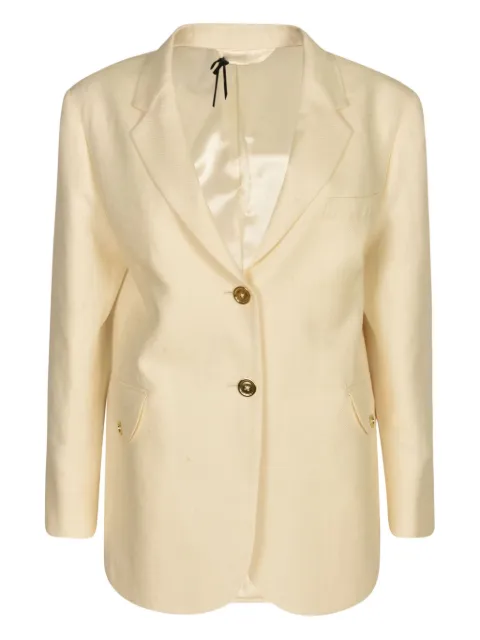Blazé Milano single-breasted blazer Neutrals CIS04HAZPANNA0001