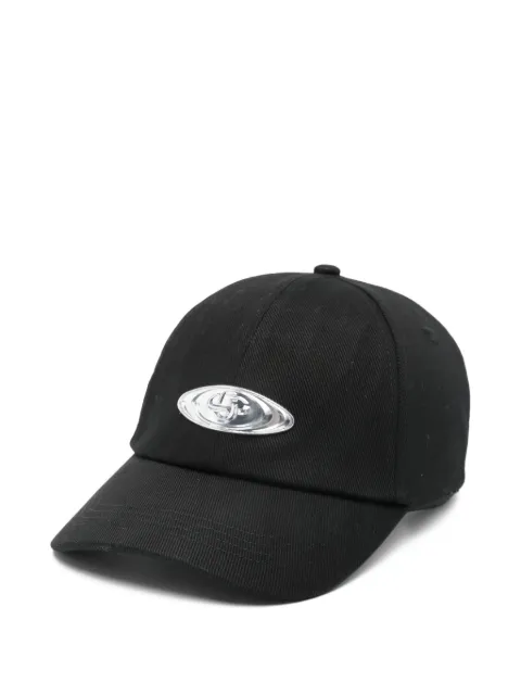 Casablanca warped-logo baseball cap Black ASP26HAT00203