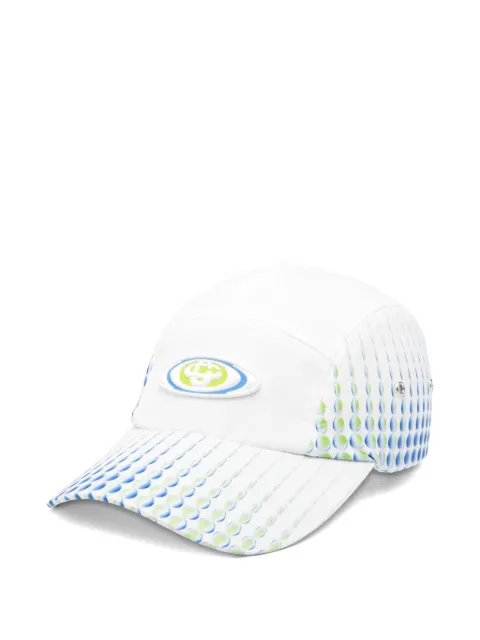 Casablanca logo-appliqué patterned baseball cap White ASP26HAT00501
