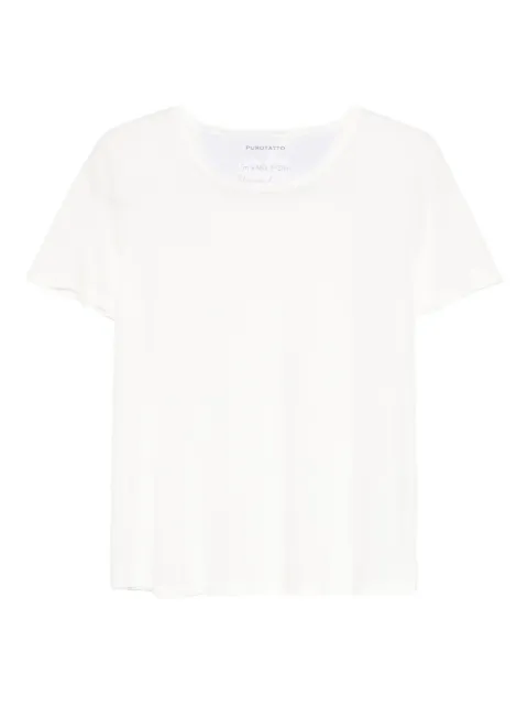 Purotatto short-sleeve T-shirt White SS250181162111LATTE