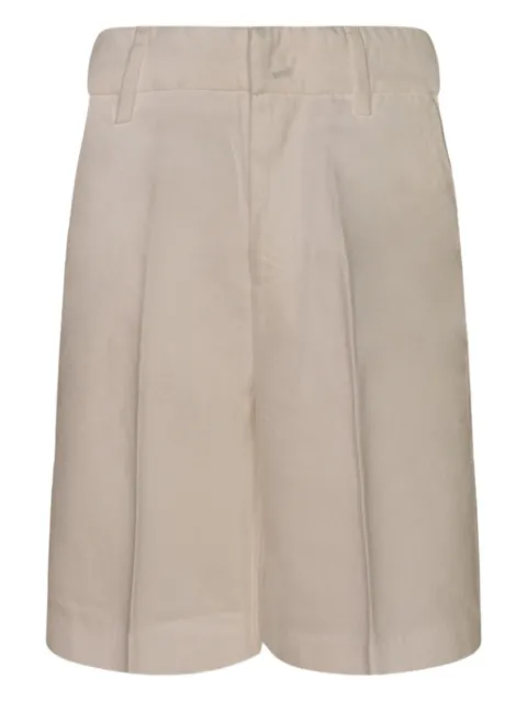 DONDUP tailored cotton-blend shorts Brown DP767BFE020BM5000