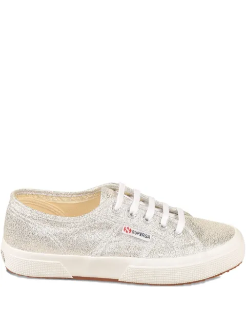 Superga glitter lace-up sneakers Silver 2750LAMEW031