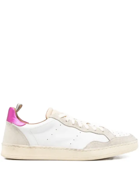 ELIA MAURIZI Lexi leather panelled sneakers White LEXI
