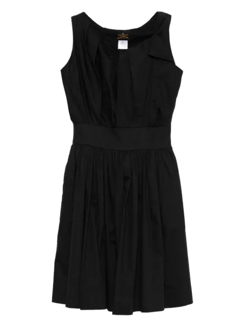 Vivienne Westwood Pre-Owned 2015-2016 pleated mini dress Black VW540LMA