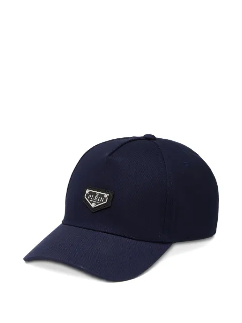 Philipp Plein plaque baseball cap Blue UAEAUAC0680PTE003N