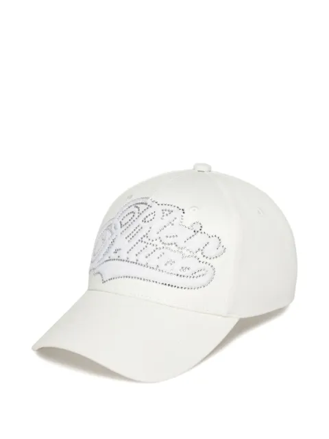 Philipp Plein rhinestone-embellished baseball cap White AAEAUAC0669PTE003N