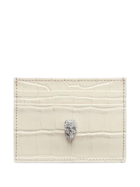 Philipp Plein cardholder cocco Skull Neutrals FAEAWVG0117PLE010N