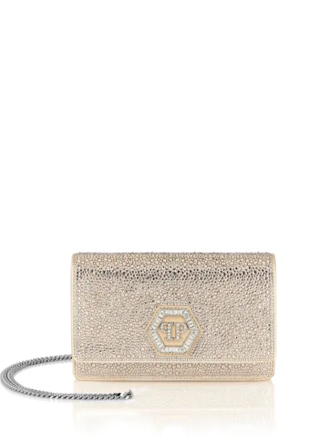 Philipp Plein Hexagon bag mix strass Neutrals FAEAWBA2136PTE138N