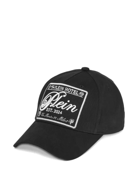 Philipp Plein embroidered-logo baseball cap Black FAEAUAC0654PTE003N