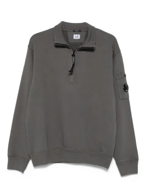 C.P. Company half-zip pocket sweatshirt Grey 18CMSS125A110044R