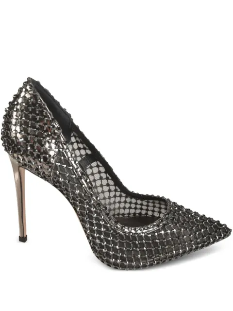 Le Silla 120mm crystal-embellished pumps Black 2144B100R1PP922