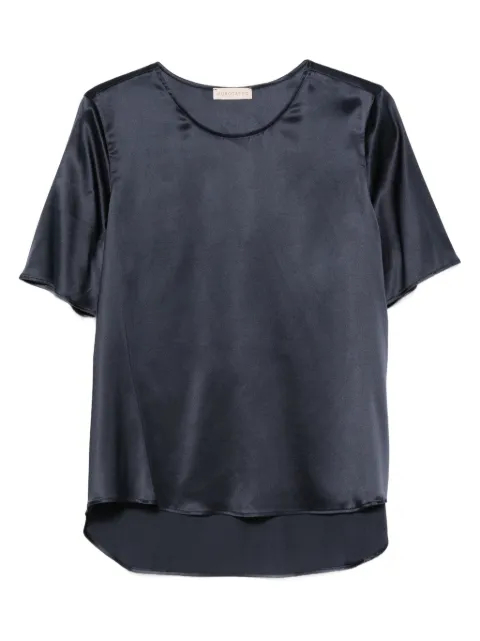 Purotatto short-sleeve blouse Blue SS240281604
