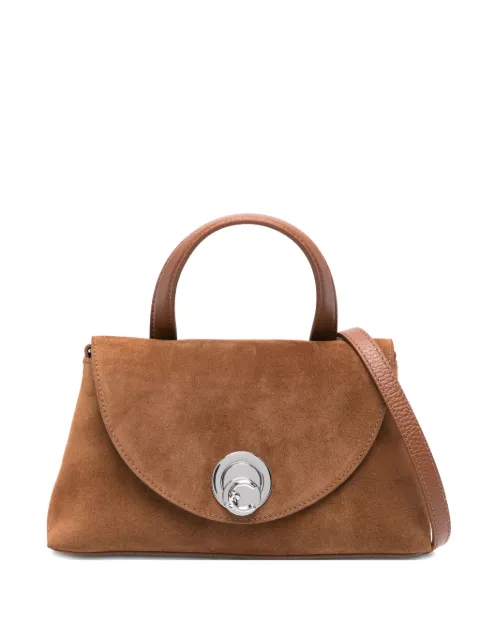 Coccinelle small Nikla calf-suede tote bag Brown E1TOC180201