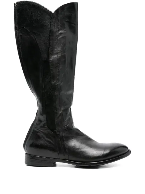 LEMARGO zipped knee boots Black AI24A