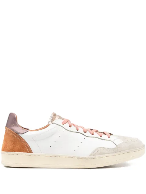 ELIA MAURIZI Felicia leather panelled sneakers White FELICIA