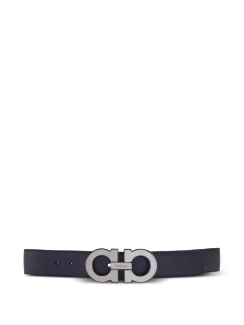 Ferragamo reversible Gancini belt Blue 786315