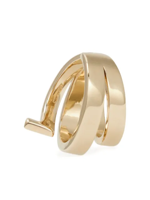 Ferragamo gancini triple-wrap ring Gold 788400