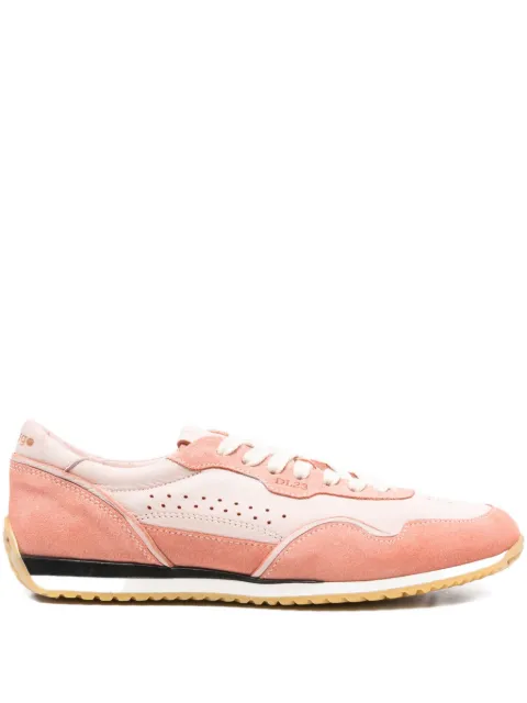 LEMARGO perforated suede-leather sneakers Pink IB01F