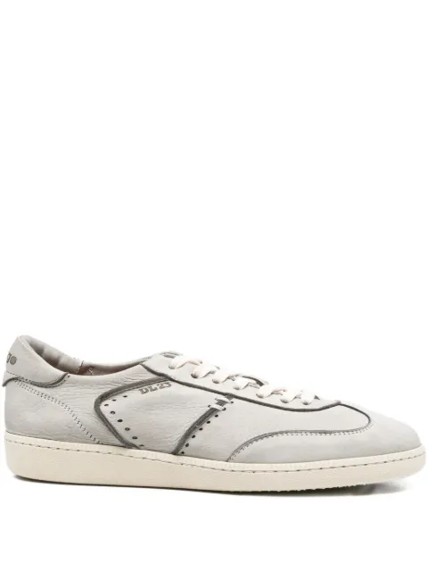 LEMARGO perforated-detail lace-up slippers Grey HZ01A