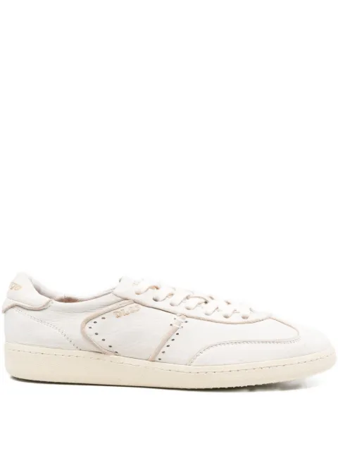 LEMARGO perforated-leather lace-up sneakers White HZ01A