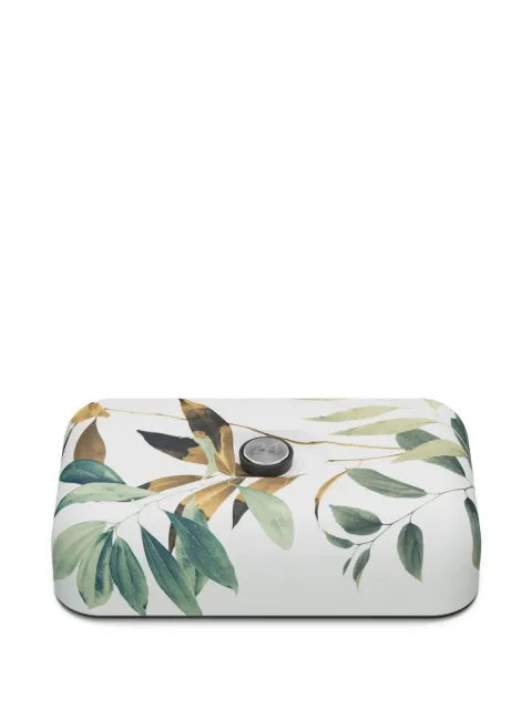 24bottles leaf-print lunchbox (14cm x 23cm) White 24001664