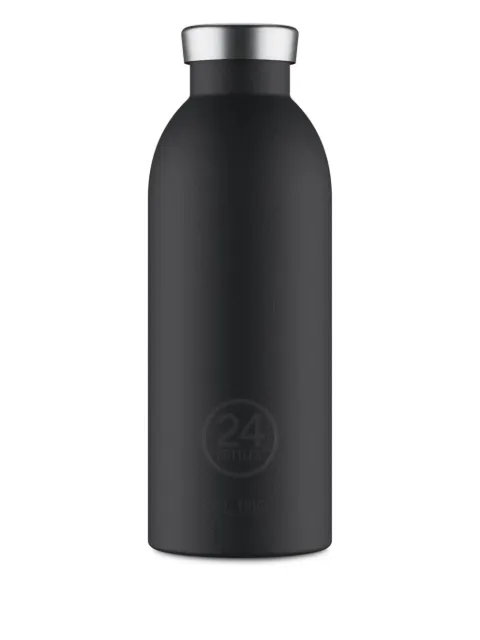 24bottles Clime logo-embossed water bottle (500mL) Black 24000559