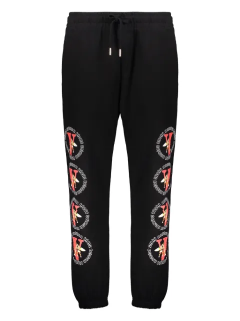 Vlone x Rodman Devil cotton track pants Black 95VRM1005