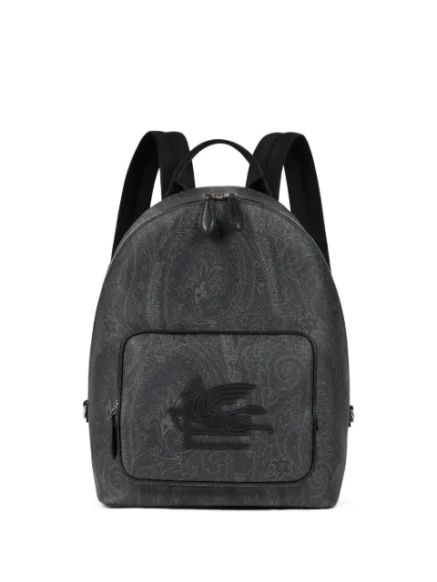 ETRO paisley-pattern logo backpack Grey MP1F0007AA012