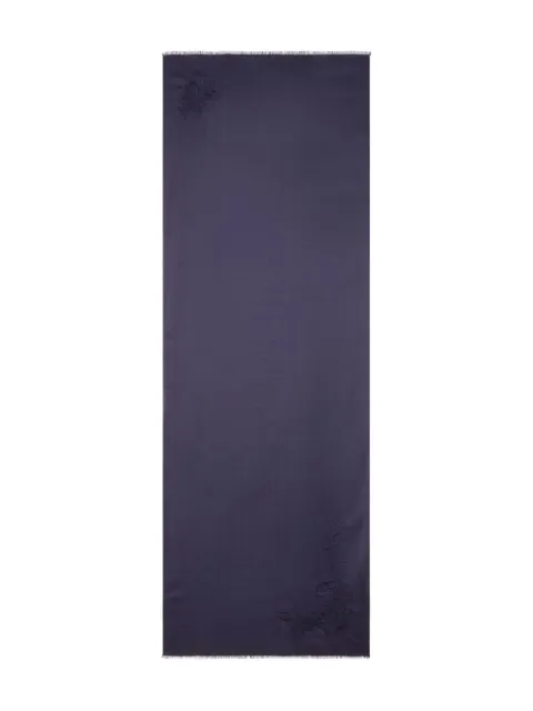 ETRO paisley-embroidered cashmere scarf Blue MATA0065AR380
