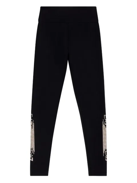 Ea7 Emporio Armani embellished leggings Black 7W000525AF12484