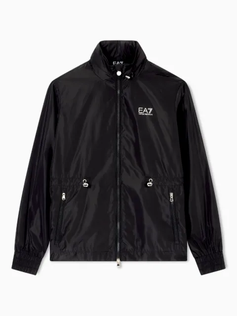 Ea7 Emporio Armani drawstring-waist bomber jacket Black 7W000471AF12454