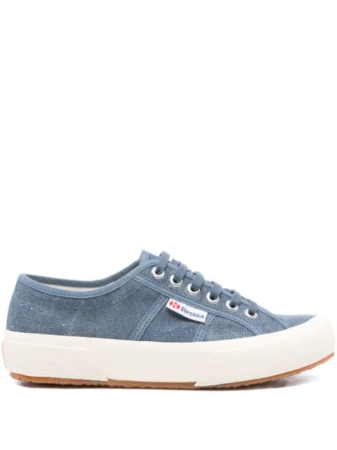 Superga lace-up cotton sneakers Blue S5133VW