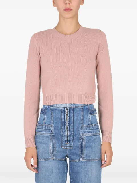 Stella McCartney crew-neck sweater Pink 6K02153S2352