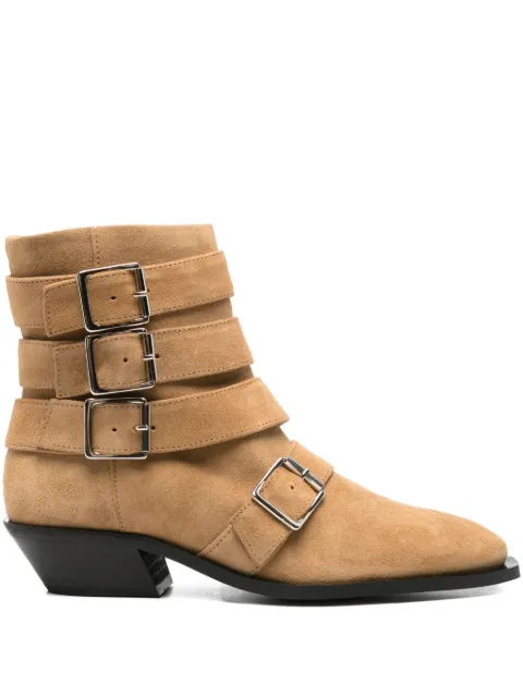 ALOHAS 40mm suede ankle boots Brown S10086801
