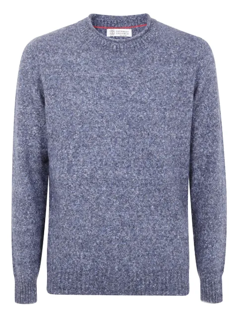 Brunello Cucinelli speckled-effect sweater Blue MOH709210CLW60