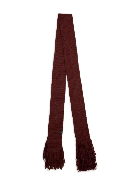 ETRO alpaca-wool fringed scarf Red MATA0066AQ311