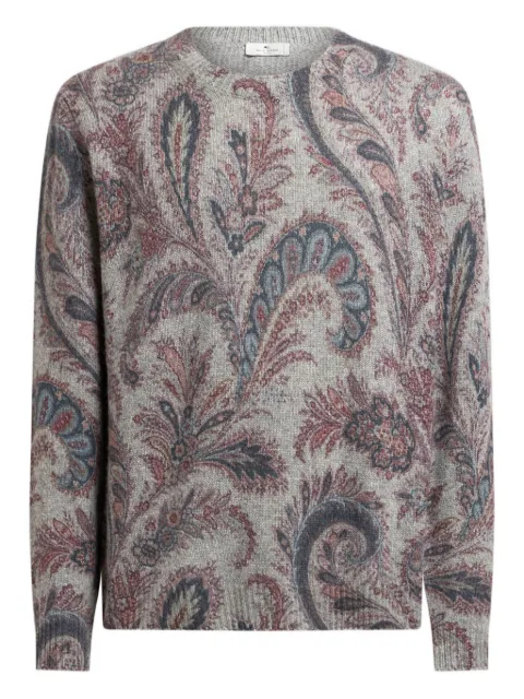 ETRO paisley-jacquard sweater Grey MRKF0096AK997