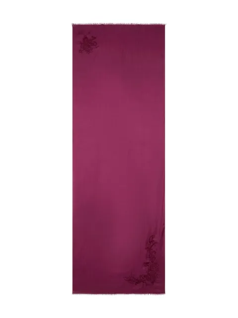 ETRO paisley-embroidered scarf Pink MATA0065AR380