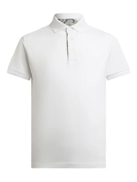 ETRO pegasus-pattern polo shirt White MRMD0005AJ264