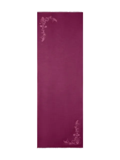 ETRO paisley-print cashmere scarf Purple MATA0065AKC80