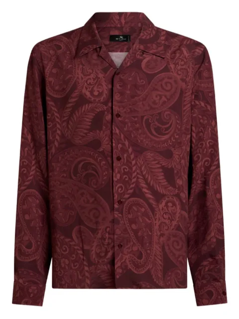 ETRO paisley-print shirt Red MRIC0063AKD70