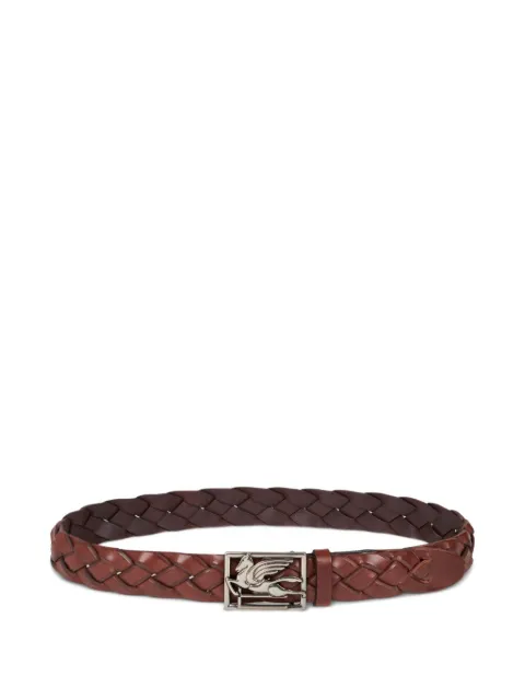 ETRO woven leather belt Brown MP3A0007AE270