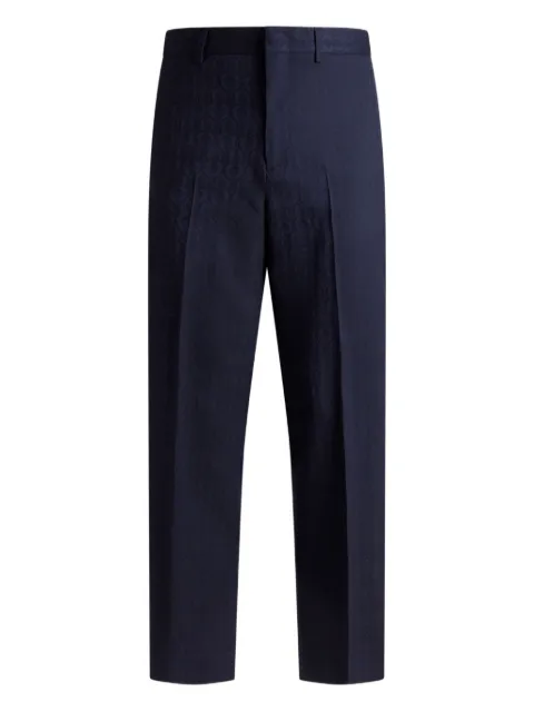 ETRO jacquard wool trousers Blue MRGB001199TJ248