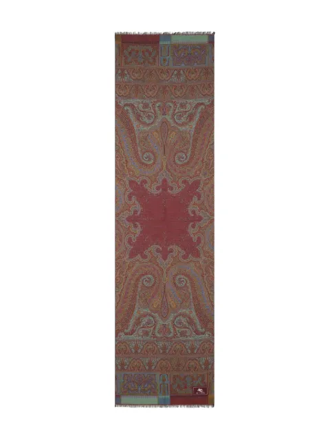 ETRO paisley jacquard scarf Red MATA0023AQ244